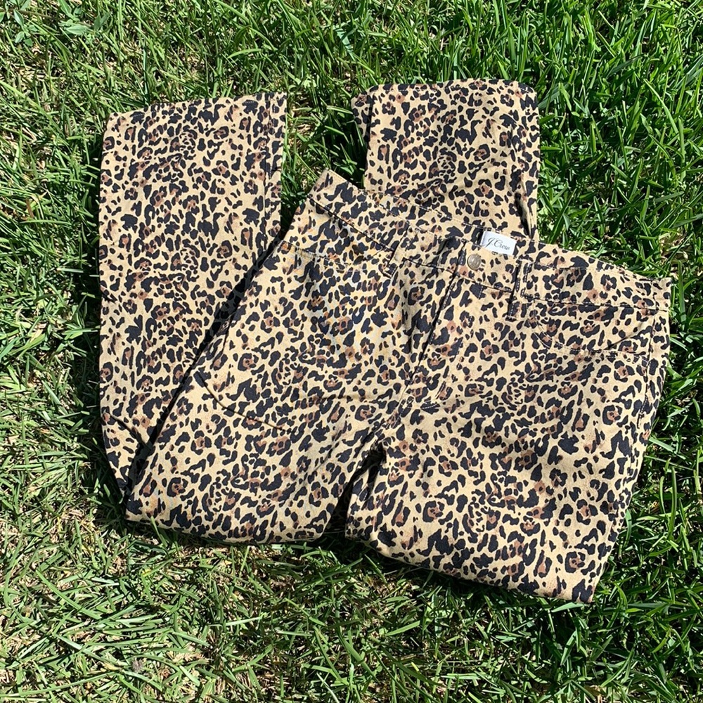 J.Crew Animal Print Pants